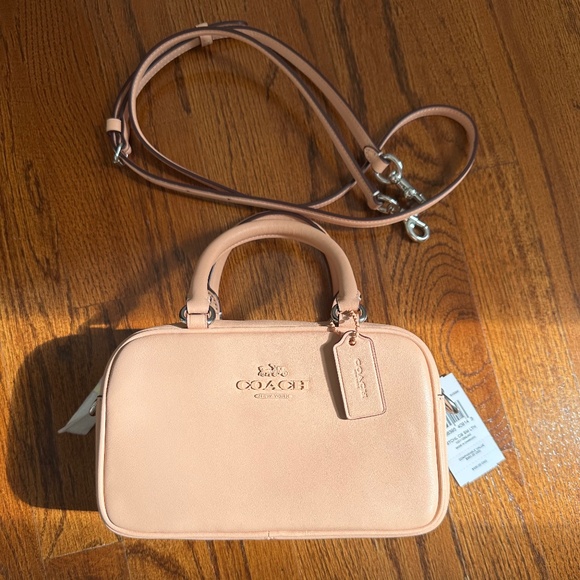 Coach Faded Blush Crossbody Satchel New with Tags - Picture 1 of 16
